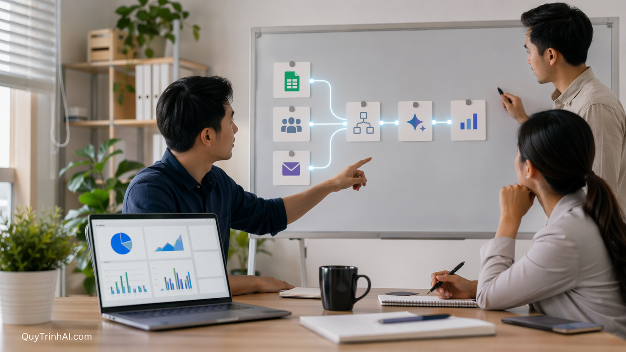 Tự động hóa báo cáo tuần bằng AI: Từ dữ liệu rời rạc thành dashboard
